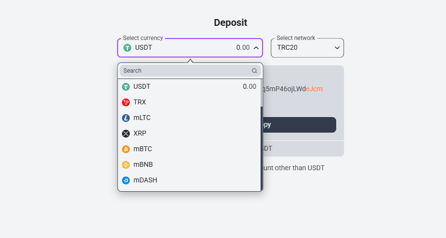 How to deposit at 1xBit with crypto